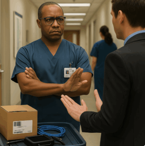 installing RFID readers in hospitals can be challenging